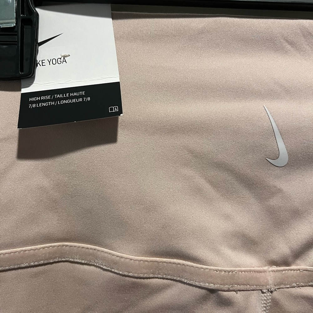Nike High Rise Comfort Waist Yoga Leggings 7/8 Length Women’s Size S - Picture 7 of 9